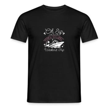 Oh gorgée, c’est un week-end de croisière mère-fille - T-shirt homme - noir - Devant - AI Model Male 178 light (178cm)