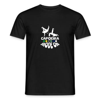 Mode capoeira activé - T-shirt homme - noir - Devant - AI Model Male 178 light (178cm)