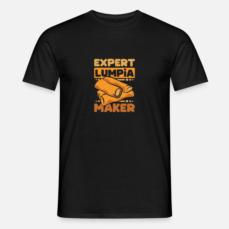 Expert Lumpia maker - Männer T-Shirt - Schwarz