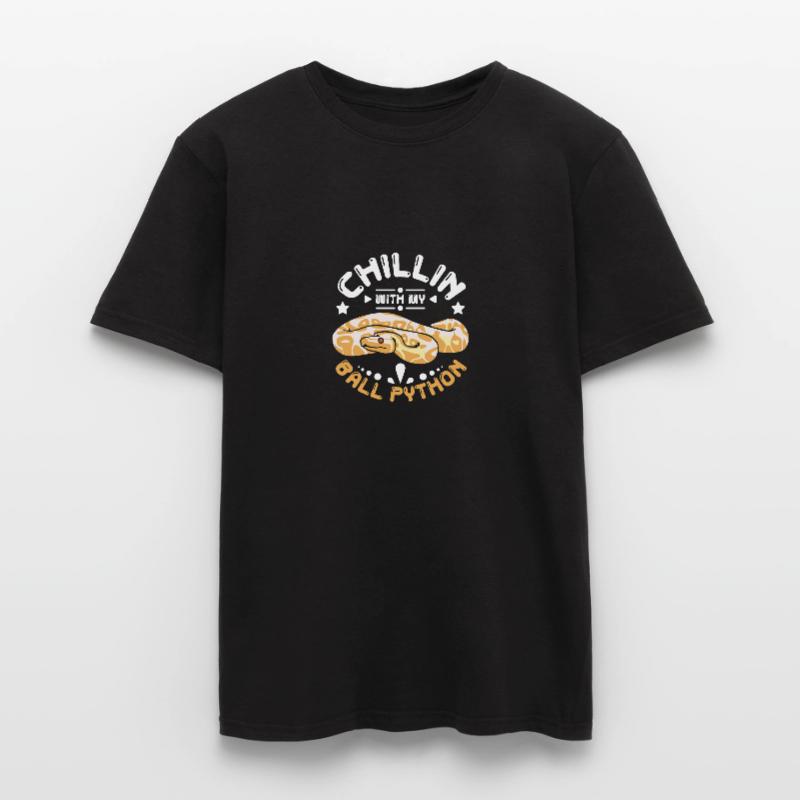 Chillin avec mon python royal T-shirt homme