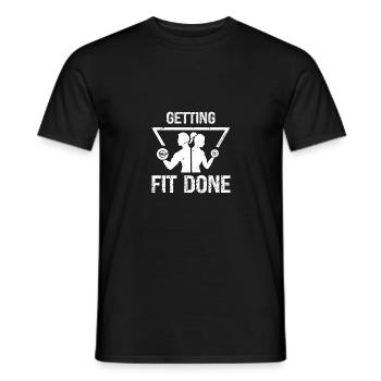 Se mettre en forme - - T-shirt homme - noir - Devant - AI Model Male 178 light (178cm)