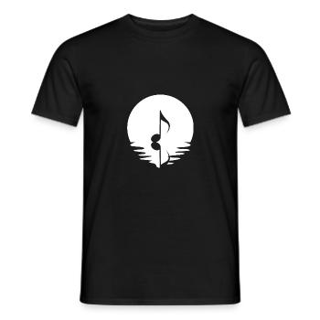 Kreis und Besinnung - Musik - - Männer T-Shirt - Schwarz - Vorne - AI Model Male 178 light (178cm)
