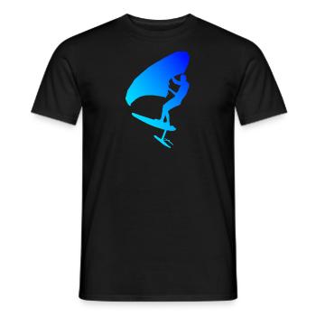 wingfoil wingsurfen hydrofoil Damen wingsurf - Männer T-Shirt - Schwarz - Vorne - AI Model Male 178 light (178cm)