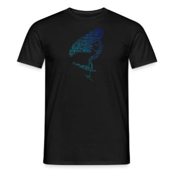 wingsurfen wingsurf femmes homme wingfoil - T-shirt homme - noir - Devant - AI Model Male 178 light (178cm)