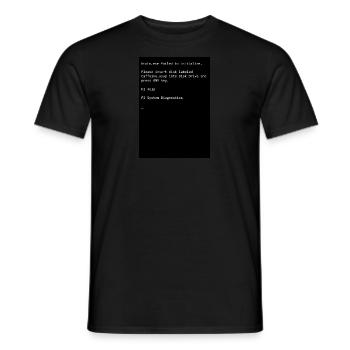 Brain Need Caffeine - Men's T-Shirt - black - Front - AI Model Male 178 light (178cm)