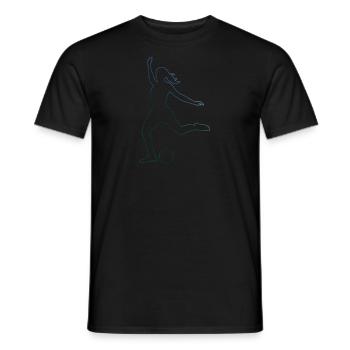 Fussballspiel Damen Fussballspielen Herren - Männer T-Shirt - Schwarz - Vorne - AI Model Male 178 light (178cm)