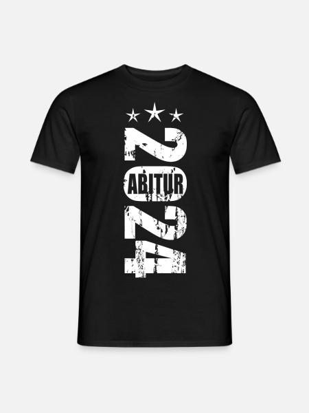 Abitur 2024 - Männer T-Shirt - Schwarz