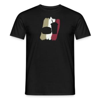 Imbiss Fast Food - Männer T-Shirt - Schwarz - Vorne - AI Model Male 178 light (178cm)