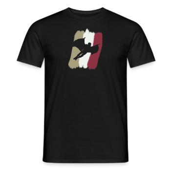 Wingsuit Vol Base Jump - T-shirt homme - noir - Devant - AI Model Male 178 light (178cm)