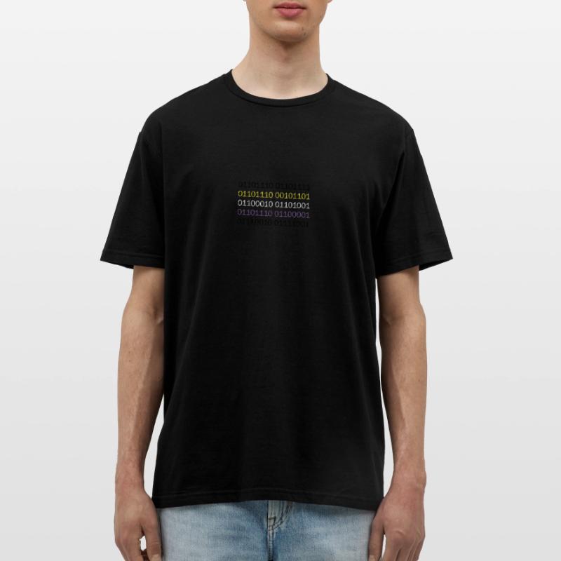 NON-BINARY en code binaire T-shirt Homme
