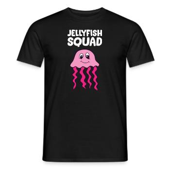 Jellyfish - Jellyfish Squad - Men's T-Shirt - black - Front - AI Model Male 178 light (178cm)