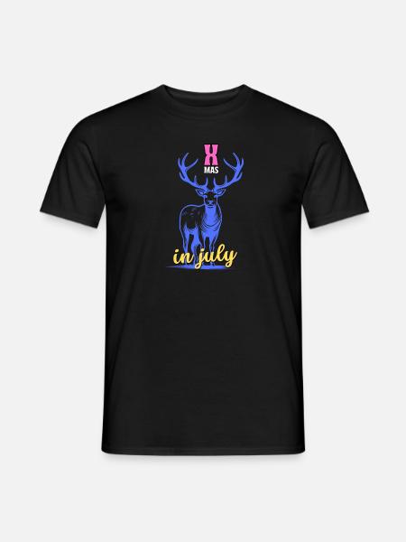 Christmas in July - Men's T-Shirt - black