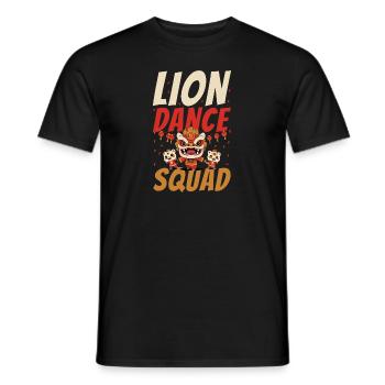 Escouade de danse du lion Nouvel An chinois - T-shirt homme - noir - Devant - AI Model Male 178 light (178cm)