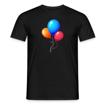 Happy Birthday - Men's T-Shirt - black - Front - AI Model Male 178 light (178cm)