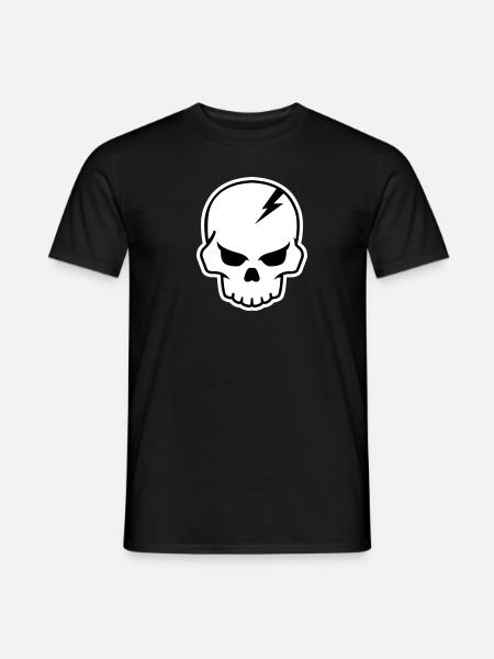 Skull - Männer T-Shirt - Schwarz