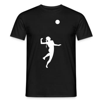 Fistball Fistball Players Fistball Players - Men's T-Shirt - black - Front - AI Model Male 178 light (178cm)