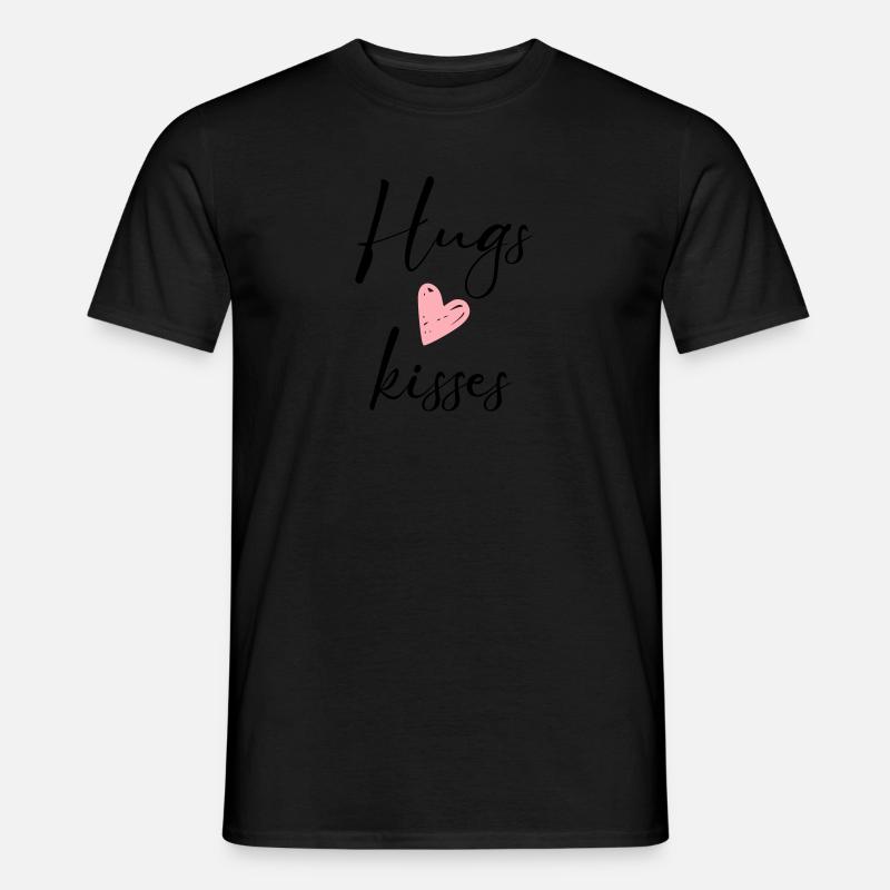 Câlins & baisers - T-shirt homme - noir