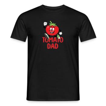 Tomato Dad - Men's T-Shirt - black - Front - AI Model Male 178 light (178cm)