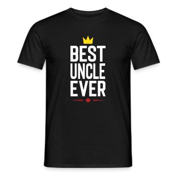 Best Uncle Ever - Men's T-Shirt - black - Front - AI Model Male 178 light (178cm)