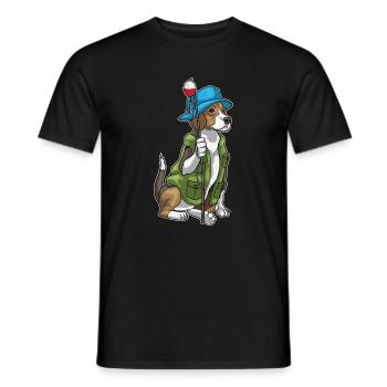 Canne à pêche pour pêche de pêche pour pêcheurs de pêche - T-shirt homme - noir - Devant - AI Model Male 178 light (178cm)