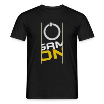 Jeu ON - T-shirt homme - noir - Devant - AI Model Male 178 light (178cm)