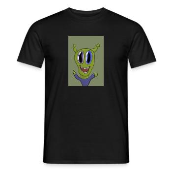 Außerirdischer - Männer T-Shirt - Schwarz - Vorne - AI Model Male 178 light (178cm)