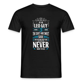 Zodiac sign stars superstition - Men's T-Shirt - black - Front - AI Model Male 178 light (178cm)