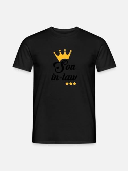 Son in law Schwiegersohn Beau Frere Beau-Frère - Men's T-Shirt - black