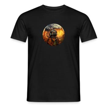 Carlin Austronaute - T-shirt homme - noir - Devant - AI Model Male 178 light (178cm)