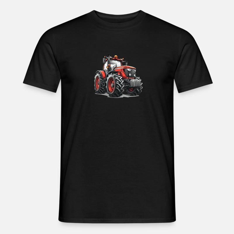 Niedlicher Traktor - Männer T-Shirt - Schwarz
