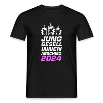 Bachelorette Party 2024 Unicorn - Men's T-Shirt - black - Front - AI Model Male 178 light (178cm)