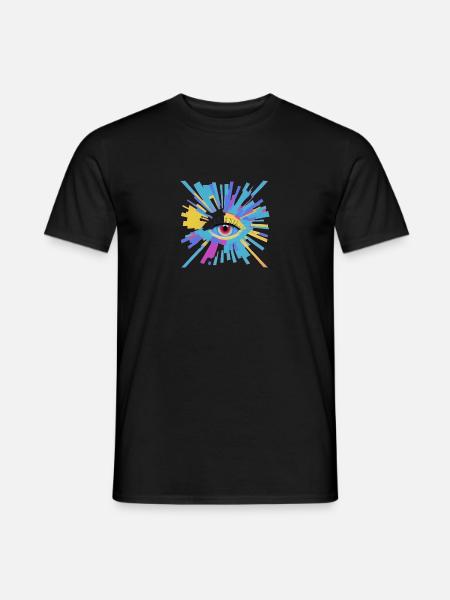 Eye geometry - Men's T-Shirt - black