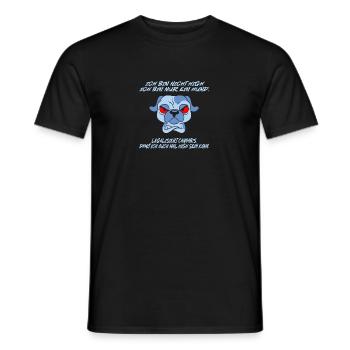 Cannabis Hund - Legalisierung - Männer T-Shirt - Schwarz - Vorne - AI Model Male 178 light (178cm)