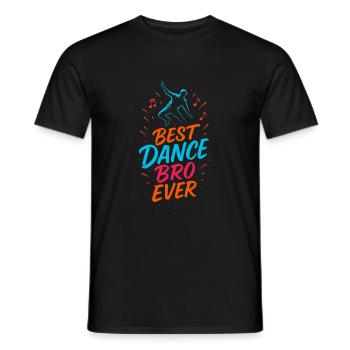 Bester Tanzbruder aller Zeiten - Männer T-Shirt - Schwarz - Vorne - AI Model Male 178 light (178cm)