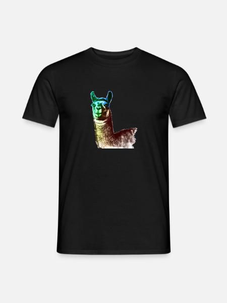 Llama-Mania - T-Shirts für alle, die auf Llamas st - Männer T-Shirt - Schwarz