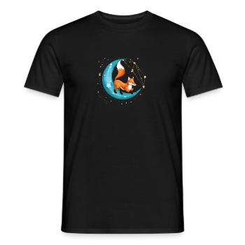 Luna Fuchs - Männer T-Shirt - Schwarz - Vorne - AI Model Male 178 light (178cm)