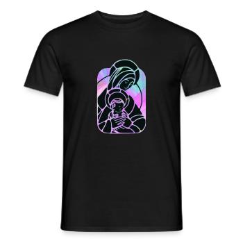 Christentum - Männer T-Shirt - Schwarz - Vorne - AI Model Male 178 light (178cm)