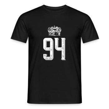 94 Couronne numérique - T-shirt homme - noir - Devant - AI Model Male 178 light (178cm)