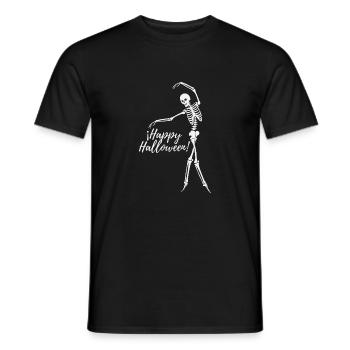 Skeleton Ballet Halloween - T-shirt homme - noir - Devant - AI Model Male 178 light (178cm)
