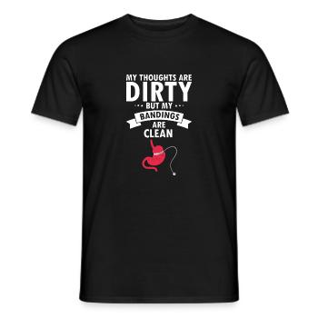 Gastric Bypass and Gastric Bypass Operation Design - Men's T-Shirt - black - Front - AI Model Male 178 light (178cm)