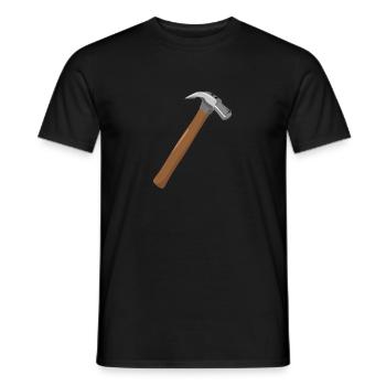 hammer - Men's T-Shirt - black - Front - AI Model Male 178 light (178cm)