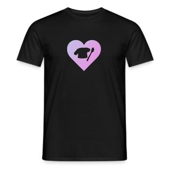 Baking Muffin Muffin - Men's T-Shirt - black - Front - AI Model Male 178 light (178cm)
