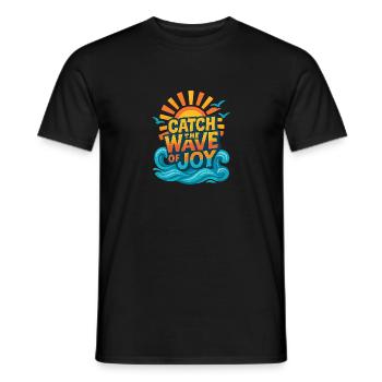 file 00000000bff06243a04d4580fccc3bd4 - Männer T-Shirt - Schwarz - Vorne - AI Model Male 178 light (178cm)