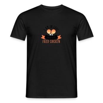 Cheat Day Burrito Burger Fast Food Pizza - Men's T-Shirt - black - Front - AI Model Male 178 light (178cm)