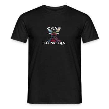 Graf Schnakula - Männer T-Shirt - Schwarz - Vorne - AI Model Male 178 light (178cm)
