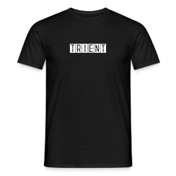 Trient Flughafentafel - Männer T-Shirt - Schwarz - Vorne - AI Model Male 178 light (178cm)