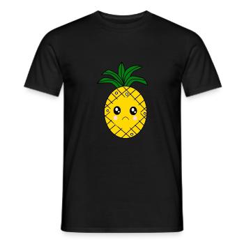 Ananas Kawaii Fruits Kawaii Fruits Kawaii - T-shirt homme - noir - Devant - AI Model Male 178 light (178cm)