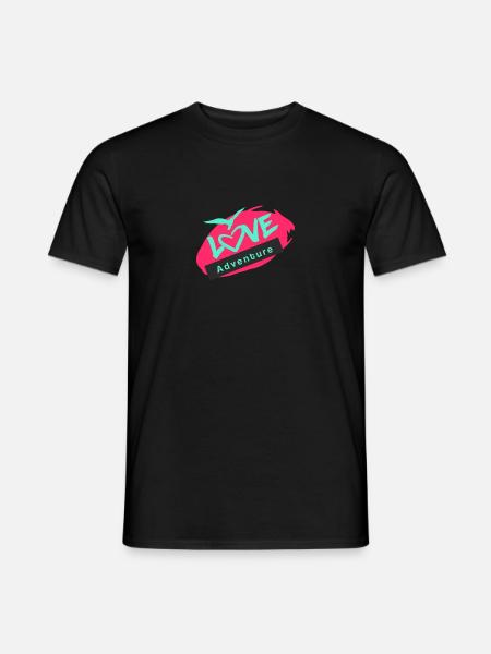 Love Adventure - Men's T-Shirt - black
