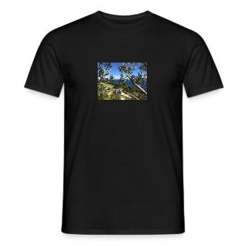 Sommer - Männer T-Shirt - Schwarz - Vorne - AI Model Male 178 light (178cm)