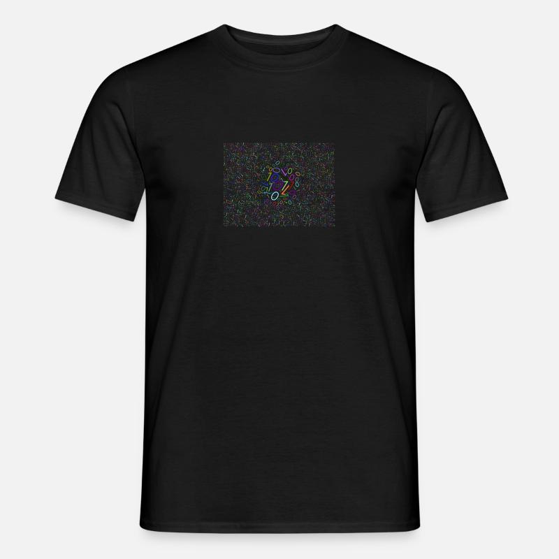 Farbe des Binärcodes - Männer T-Shirt - Schwarz